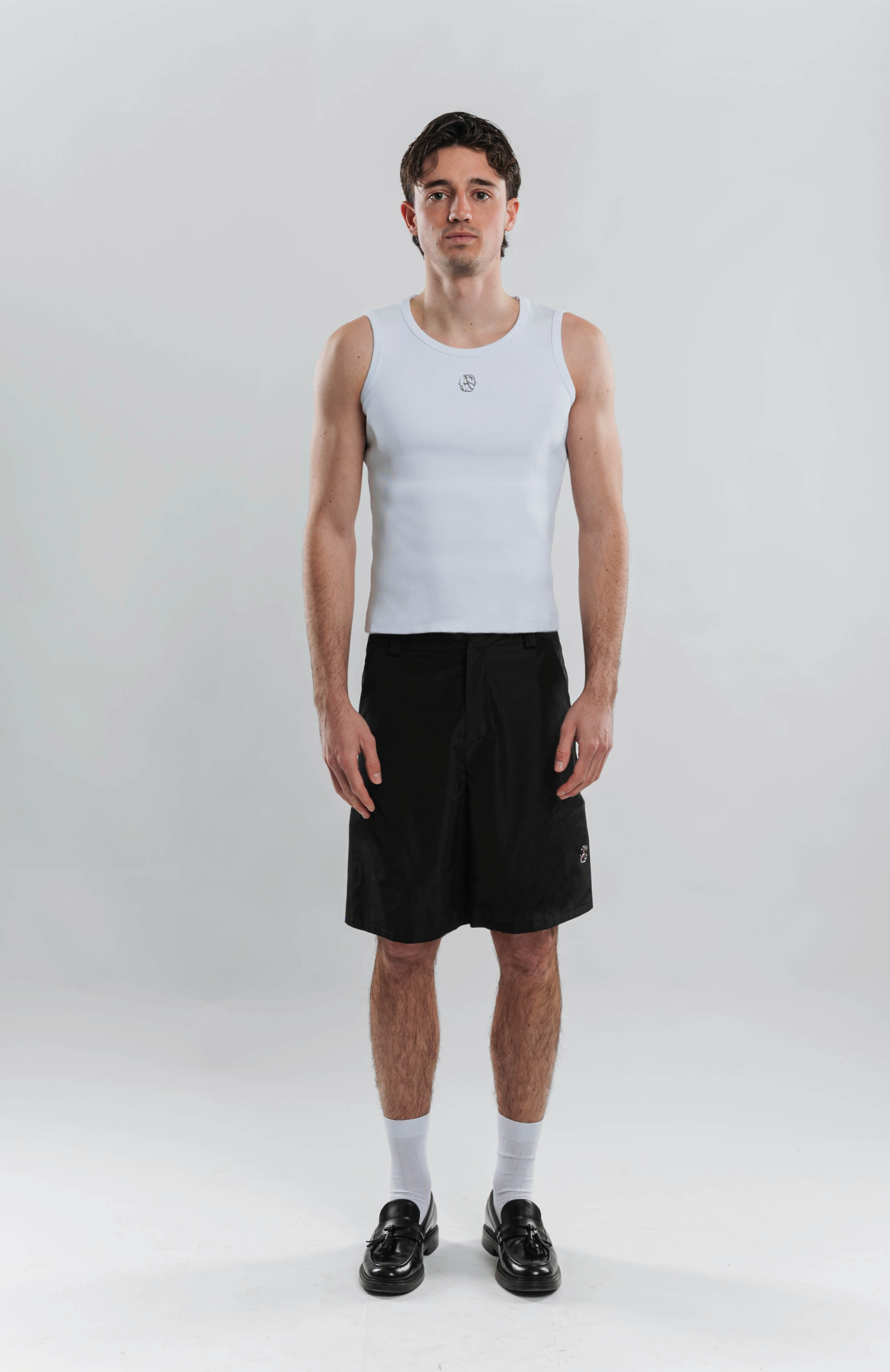 METAL WHITE TANK TOP