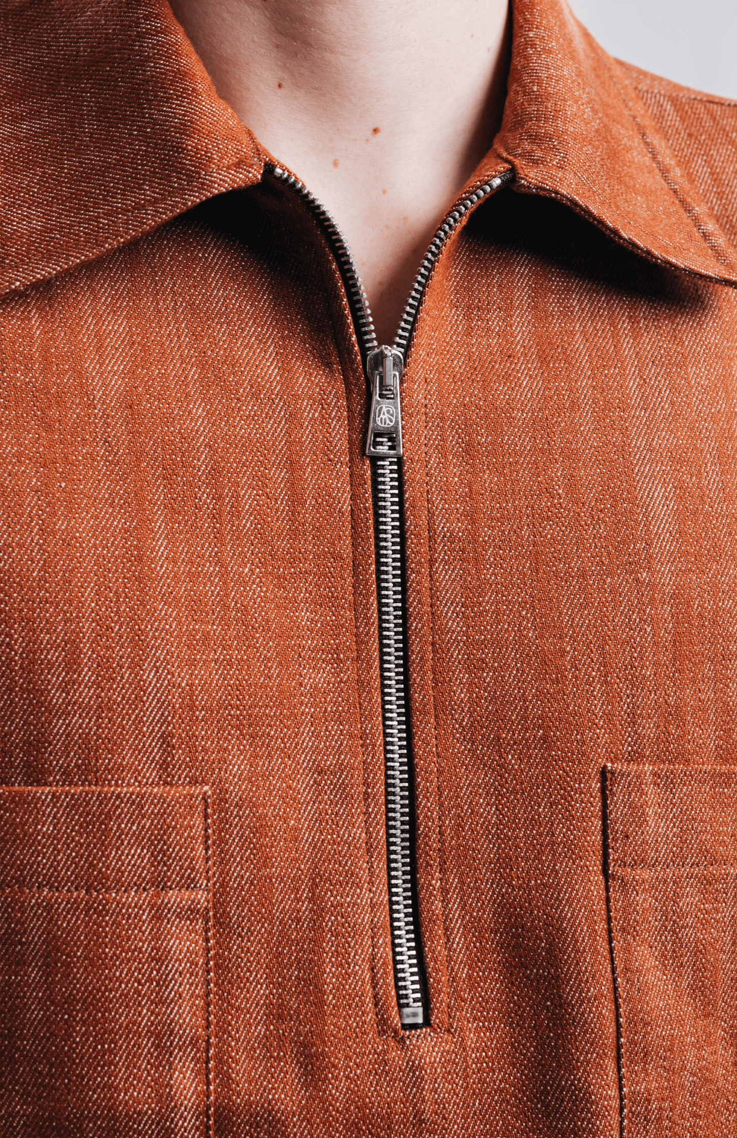 RUST DENIM OVERSHIRT