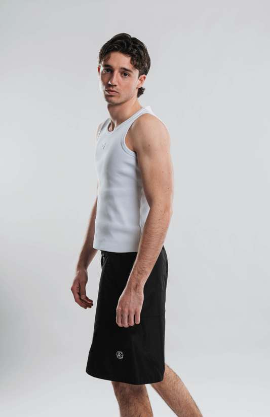 METAL WHITE TANK TOP