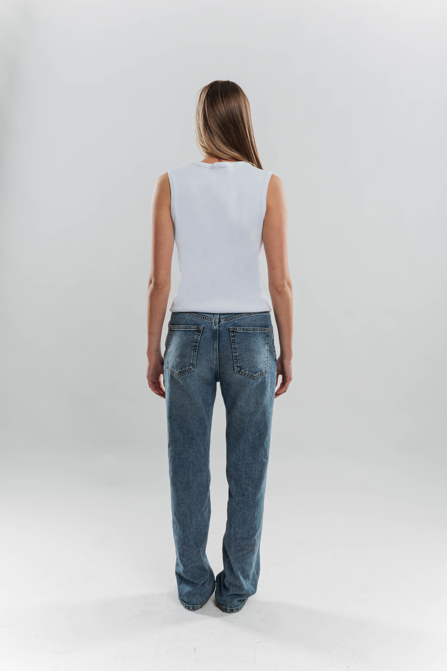 METAL WHITE TANK TOP