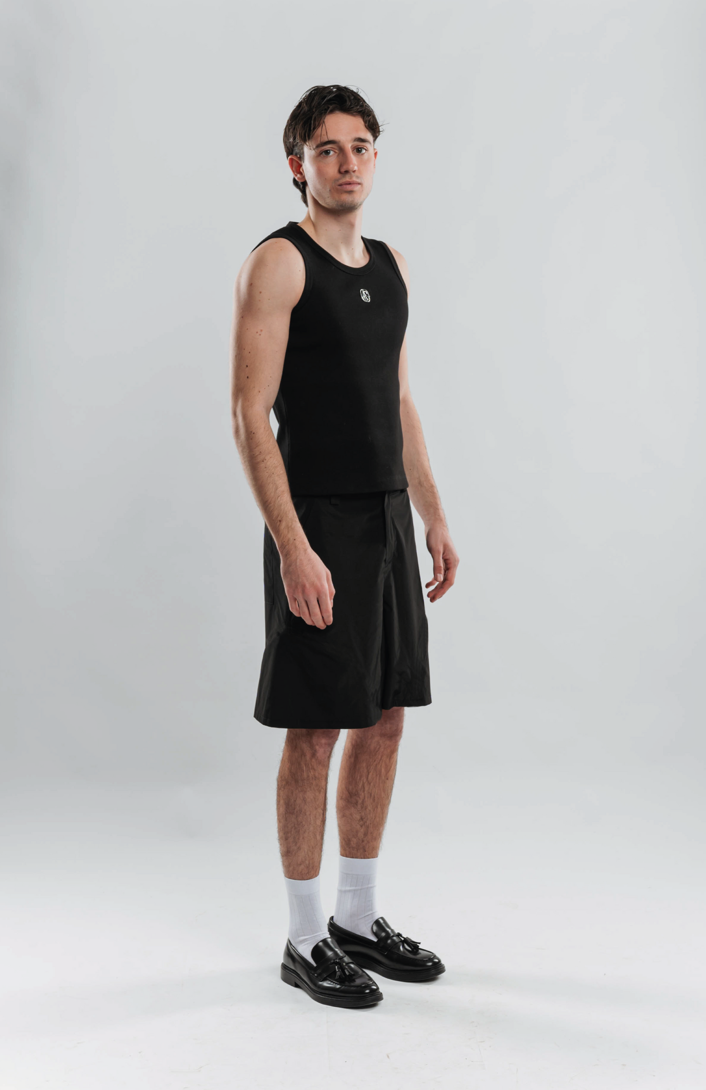 METAL BLACK TANK TOP