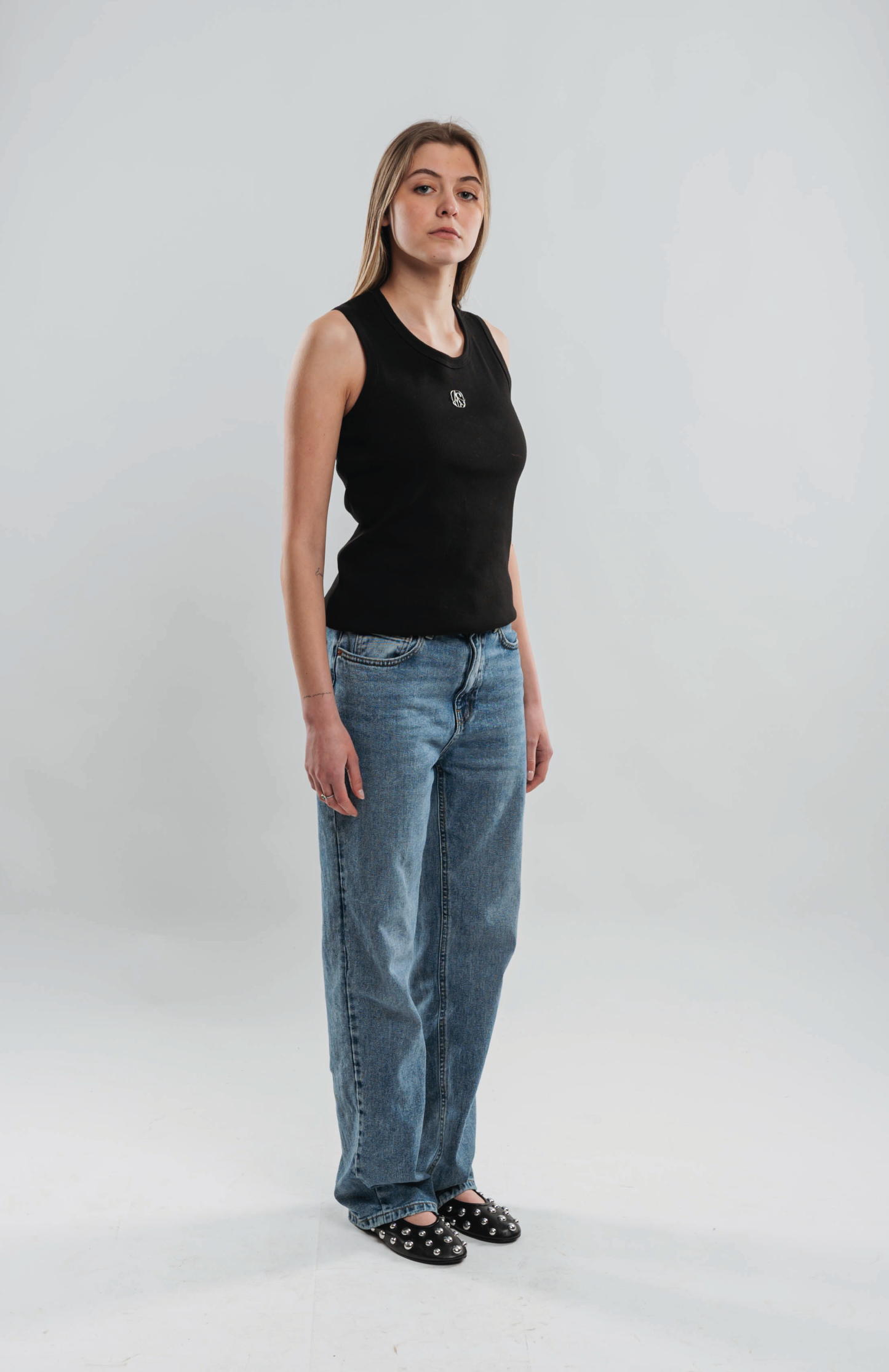 METAL BLACK TANK TOP